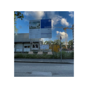 Mounting device | for various advertising board sizes | Dimensions of advertising board: 4.00 x 3.00 m consisting of: | 2 x set up frame, galvanized (part-no. 35350) | 4 x concrete set up device, 1000 kg (part-no. 3F121) | 2 x lattice tower, galvanized, 6150 mm (part-no. 353017) | 4 x board holder 5.00 x 3.00 m (part-no. 353350) | 8 x rotary coupler, galvanized (part-no. 3F120-5) | with spotlight, consisting of: | 1 x spotlight mount, galvanized (part-no. 3533H) | 1 x spotlight, light color: 4000 K (part-no. 3531S1) | 2 x swivel coupling, galvanized (part-no. 3F120-5)